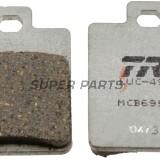 Накладки -TRW- MCB695EC, CPI GTR (2002-2006); Derbi Sonar (2010-2012); Gilera Runner/Runner SP (1999-2005), Stalker (1997-2005); Peugeot Tweet (2010); Piaggio Fly (2006-2014), Zip/Zip II (2000-2010)