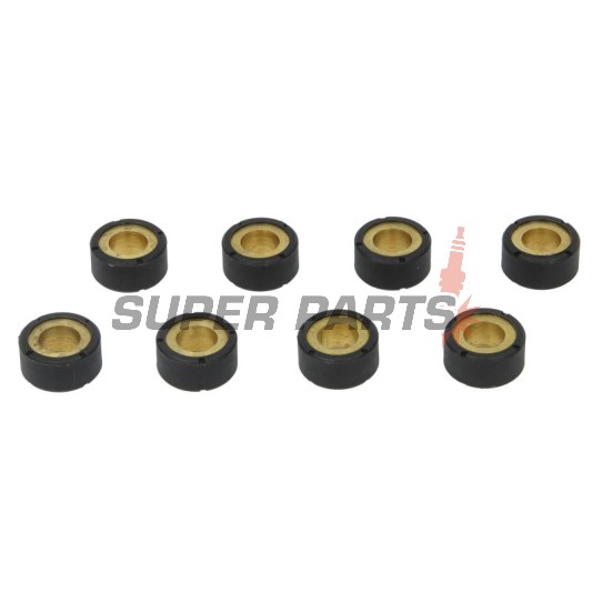 Ролки за вариатор -RMS- 26x13mm, 21.4g, 6бр, Suzuki AN 400 1999-2002, Suzuki LT-A 400 2008-2009