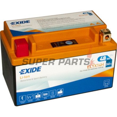Акумулатор -EXIDE- ELTX14H, 48Wh (4Ah), 12V, Lithium-ion