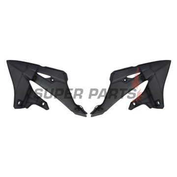 Предни странични пластмаси -POLISPORT- черни, YAMAHA YZ 125/250 2022-2023