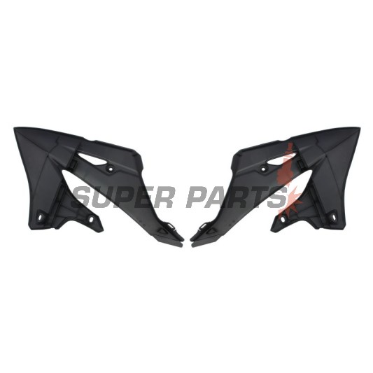 Предни странични пластмаси -POLISPORT- черни, YAMAHA YZ 125/250 2022-2023