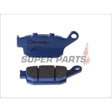 Накладки -BREMBO- 07HO2711, Buell Cyclone / Lightning / Thunderbolt / Ulysses, Honda CB-1 / Deauville / Hawk / Revere / Dominator / Transalp / Africa Twin, Triumph America / Daytona 955i / Street Triple 675 / TT600 (1988-2012)