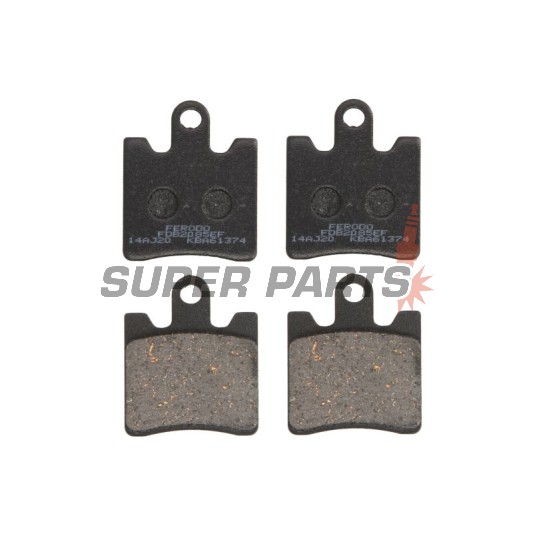 Накладки -FERODO- FDB2085EF, Suzuki Burgman 250 400 / Yamaha FJR 1300 ABS (1998-2009)