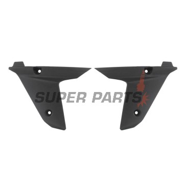 Предни странични пластмаси -POLISPORT- черни, HUSQVARNA TC 250-510 2008-2009