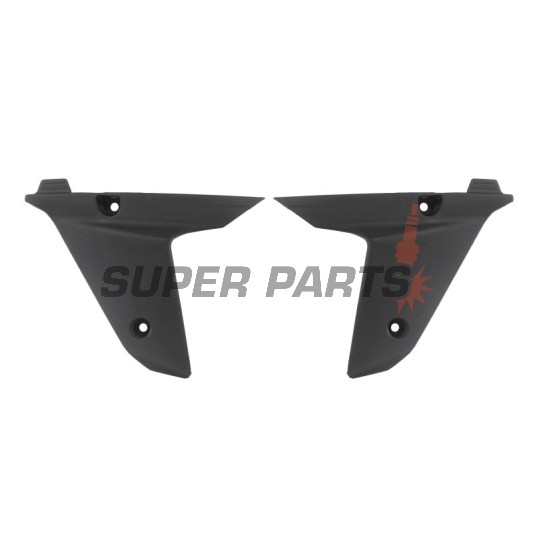 Предни странични пластмаси -POLISPORT- черни, HUSQVARNA TC 250-510 2008-2009