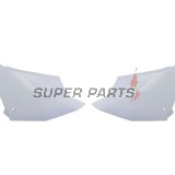 Задни странични пластмаси -POLISPORT- бели, YAMAHA YZ 125/250 2022-2023