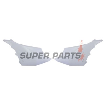 Задни странични пластмаси -POLISPORT- бели, YAMAHA YZ 125/250 2022-2023