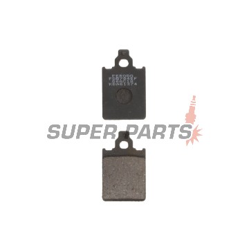 Накладки -FERODO- FDB784EF, Italjet Formula, LML Star, Piaggio Quartz / Skipper 50-150 1992-2009