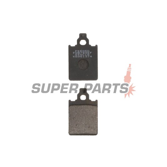 Накладки -FERODO- FDB784EF, Italjet Formula, LML Star, Piaggio Quartz / Skipper 50-150 1992-2009