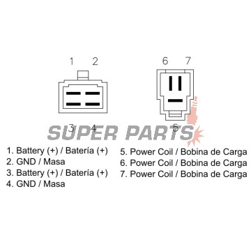 Реле за зареждане -DZE- реле-регулатор, 12V, 35A, DUCATI BIPOSTO, HYPERMOTARD, MH, MONSTER, MULTISTRADA, PAUL SMART, SPORTCLASSIC, ST2, ST3, ST4, SUPERSPORT 600-1100 1998-2012