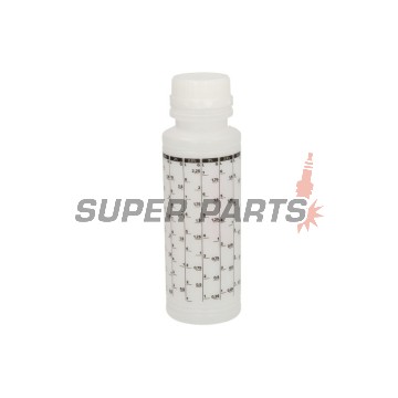 Мерител за масло -POLISPORT- дозатор за 2-тактово масло, с графи, 250ml