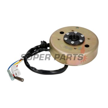 Статор + ротор комплект-MOTORIX- IP000089, 8 Бобини, GY6 50cc, Kymco