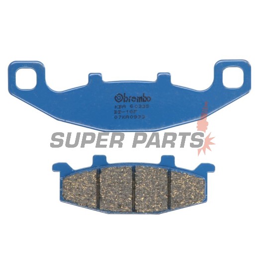 Накладки -BREMBO- 07KA0933, Kawasaki ER / EX / GPX / GPZ / GTR / KDX / KL / KLE / KR-1 / ZL / ZR / ZRX / ZX / ZXR / ZZR / Suzuki Across / DR / GS / GSF / GSX / SW1 / VX (1983-2006)