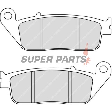 Накладки -FERODO- FDB2225EF, BMW C 600/650/Evolution, Cagiva Gran Canyon/Navigator, Honda CB/CBF/CBR/Hornet/Forza/Shadow, Kawasaki J/Z/KLE, Kymco Downtown/Xciting, Suzuki Burgman/Bandit, Triumph Bonneville/Tiger, Yamaha MT-01/WR - 1987-2022