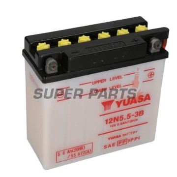 Акумулатор -YUASA- 12N5.5-3B, 6Ah 12V