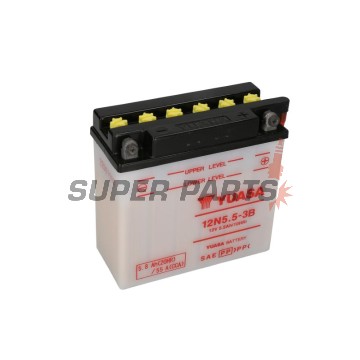 Акумулатор -YUASA- 12N5.5-3B, 6Ah 12V