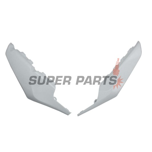 Задни странични пластмаси -POLISPORT- бели (долни), HUSQVARNA FC, TC 125-450 2019-2021