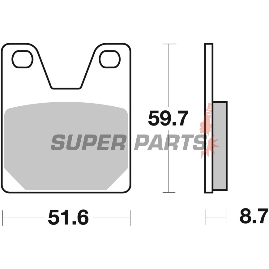 Накладки -BREMBO- 07YA3807, Yamaha YZF / YZF-R1 750-1000cc (1998-2001)