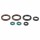 Комплект семеринги за двигател -ATHENA- KTM EXC 400/450/530 2009-2011, EXC-F 450 2009-2011, XC-W 400 2008-2011, XC-W 530 2009-2011