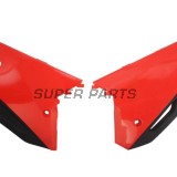 Задни странични пластмаси -POLISPORT- червени, HONDA CRF 250/450 2021-2023