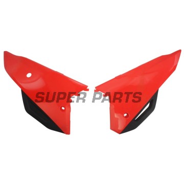 Задни странични пластмаси -POLISPORT- червени, HONDA CRF 250/450 2021-2023