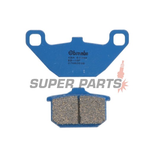 Накладки -BREMBO- 07KA0808, Hyosung GA / Kawasaki EL / EN / EX / GPX / GPZ / GTR / KLE / KZ / VN / Z / ZG / ZL / ZX (1983-2003)