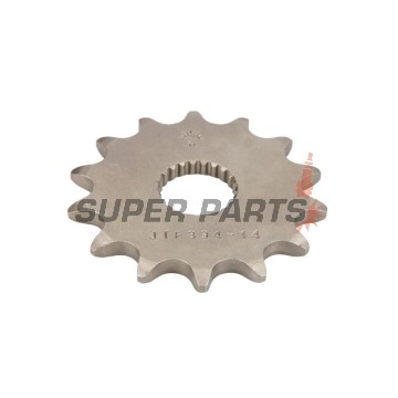 Преден пиньон -JT- JTF394,14, 14 зъба, Aprilia AF1 125 1988-1994, Classic 125 1996-1999, Climber 240/280/300 1989-1996, MX 125 2004-2007, Pegaso 125 1989, 1991-1999, червен Rose 125 1988-1999, RS 125 1993-2013