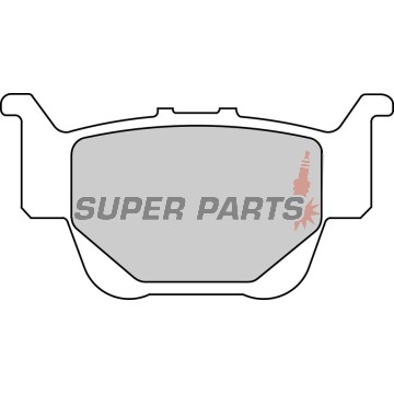 Накладки -FERODO- FDB2182SG, Honda TRX FourTrax Rancher/Rincon/Sportrax - 420-650cc, 2003-2013