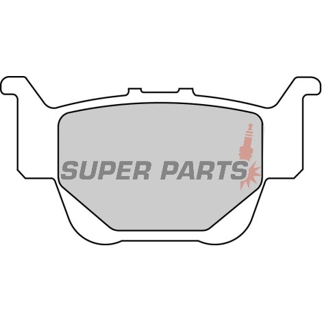 Накладки -FERODO- FDB2182SG, Honda TRX FourTrax Rancher/Rincon/Sportrax - 420-650cc, 2003-2013