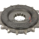 Преден пиньон -JT- JTF520,17RB, 17 зъба, с гумен демпфер, Cagiva Navigator 1000 2001-2005, Raptor 650 2001-2007, V-Raptor 650 2001-2007, Hyosung Comet 650 2006, 2010, GT 650 2004-2012, Kawasaki W 650 1999-2006, ZR 750 1991-1994, ZR-7 750 1999-2004
