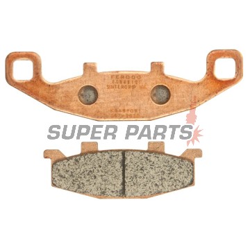 Накладки -FERODO- FDB481ST, Kawasaki ER / GPX / GPZ / Tengai / KLE / Eliminator / Zephyr / ZRX / ZX / ZZR, Suzuki DR / GS / Bandit / GSX / VX 400-1200 1988-2008