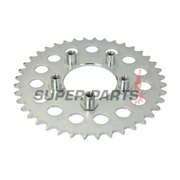 Заден пиньон -JT- JTR816,39, 39 зъба, стоманен, Suzuki GSF 1200 1995-2005, GSX 1200 1999-2001, GSX 750 1998-2003, GSX-R 1100 1995-1998, GSX-R 750 1992-1995, RF 900 1994-2000
