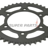 Заден пиньон -JT- JTR1479,43ZBK, 43 зъба, черен цинк, стоманен, Yamaha YZF-R1 1000 2009-2014