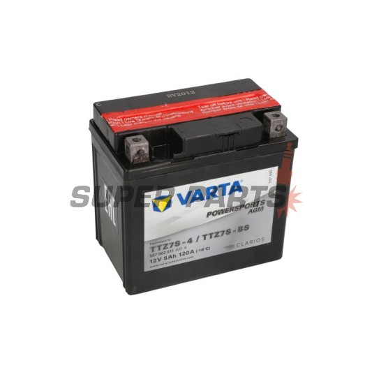 Акумулатор -VARTA- TTZ7S-BS, 5Ah 12V