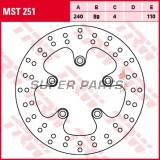 Спирачен диск -TRW- MST251, 240mm, Kawasaki J300 (2014-2018) + Suzuki GSF Bandit 600 / 650 / 1200 + GSX 600F / 750 / 750F / 1200 Inazuma / 1300R Hayabusa + GSX-R 750 / 1100W + RF600R / 900R + SV650 / 650S (1988-2007)