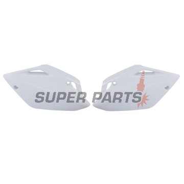 Задни странични пластмаси -POLISPORT- бели, HONDA CR 150 2007-2023