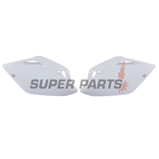 Задни странични пластмаси -POLISPORT- бели, HONDA CR 150 2007-2023