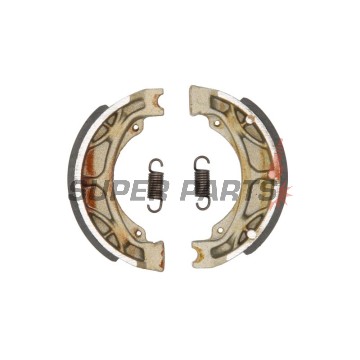 Накладки (челюст) -TRW- MCS800, 110x25mm, Aprilia SR/Rally/Sonic, Honda SH/SFX/DAX, Kymco Agility/Dink/Top Boy, Malaguti F10/F12, Peugeot Ludix/Speedfight/Trekker/Vivacity, Piaggio NRG/Zip (1966-2015)
