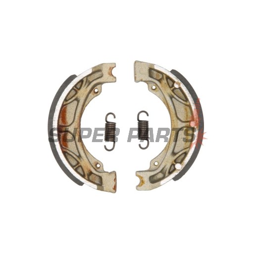 Накладки (челюст) -TRW- MCS800, 110x25mm, Aprilia SR/Rally/Sonic, Honda SH/SFX/DAX, Kymco Agility/Dink/Top Boy, Malaguti F10/F12, Peugeot Ludix/Speedfight/Trekker/Vivacity, Piaggio NRG/Zip (1966-2015)