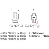 Реле за зареждане -DZE- реле-регулатор, 12V, 20A, SUZUKI AN, EN, GSX, RG, RGV, UE 125-500 1986-2008