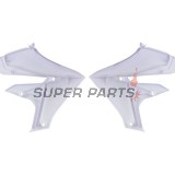 Предни странични пластмаси -POLISPORT- бели, YAMAHA YZ 250/450 2018-2023