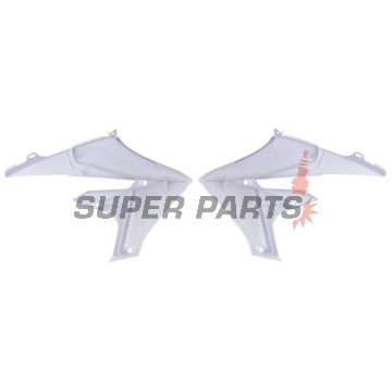 Предни странични пластмаси -POLISPORT- бели, YAMAHA YZ 250/450 2018-2023