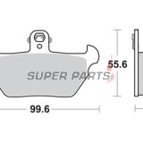 Накладки -TRW- MCB621, BMW K100RS 16V, K100LT ABS, K1100RS/ABS, K1100LT (1990-1998), R80/R80R (1991-1994)