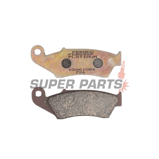 Накладки -FERODO- FDB892P, Honda CR / CRF / XR / Africa Twin / Transalp, Suzuki DR-Z / RM-Z / DR, Yamaha WR / YZ, Gas Gas EC / MC, Beta RR / Xtrainer, Kawasaki KX / Versys, Aprilia RXV 1993-2019