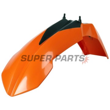 Преден Supermoto калник -POLISPORT- оранжев, KTM SX 65 2009-2011