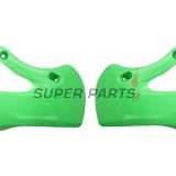 Предни странични пластмаси -POLISPORT- зелени, KAWASAKI KLX, KX 65/110 2000-2023