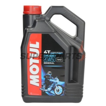 Двигателно масло -MOTUL- 3000, 20W50, минерално, 4L