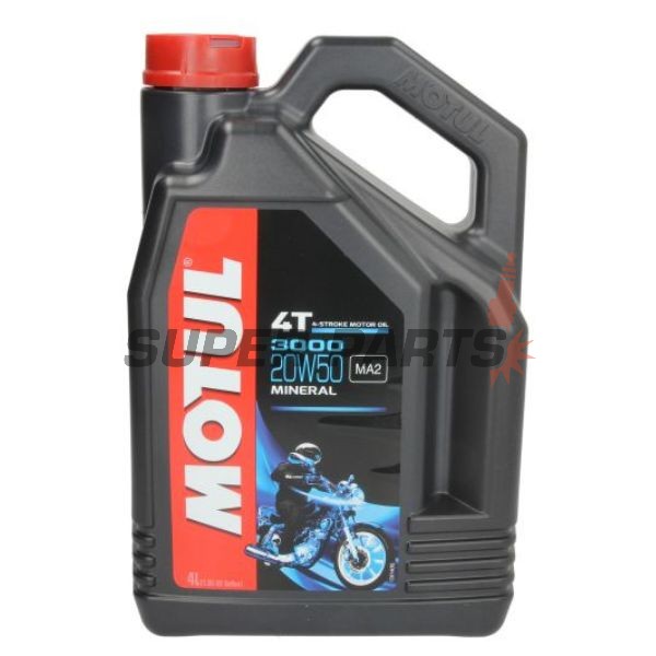 Двигателно масло -MOTUL- 3000, 20W50, минерално, 4L