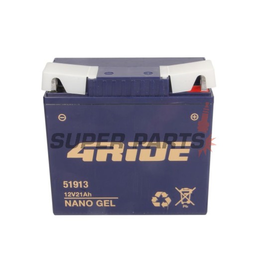 Акумулатор -4 RIDE- 51913 4RIDE GEL, 21Ah 12V