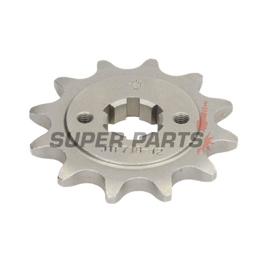 Преден пиньон -JT- JTF718,12, 12 зъба, Cagiva WMX 125 1989-1992, WMX 250 1987-1988, Husqvarna CR 125 1990-1994, WR 125 1990-1994, WR 250 1990-1991